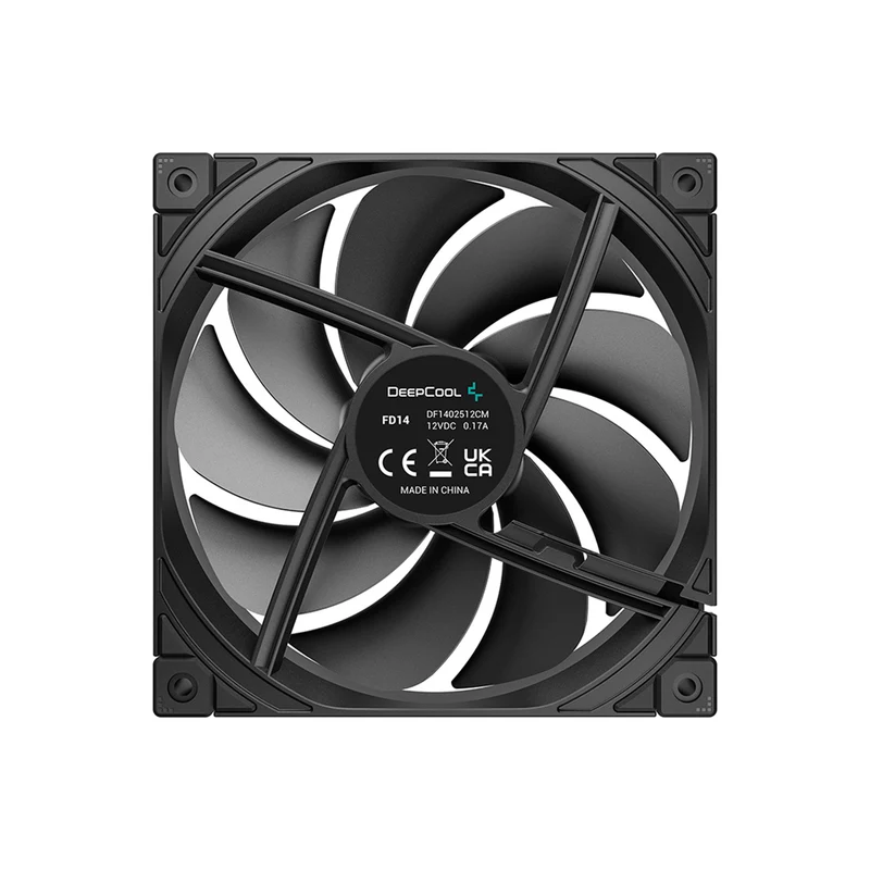 DeepCool FD14 140mm Performance Fan (Black, White) (R-FD14-BKNPN1-G, R-FD14-WHNPN1-G)