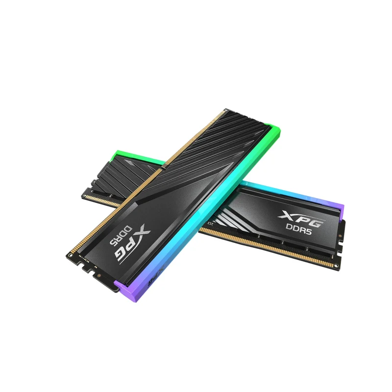 Adata XPG Lancer Blade 32GB (2x16GB) RGB DDR5 6000MT/s CL36-38-38 1.35V Desktop Memory with Heatsink (Black, White)