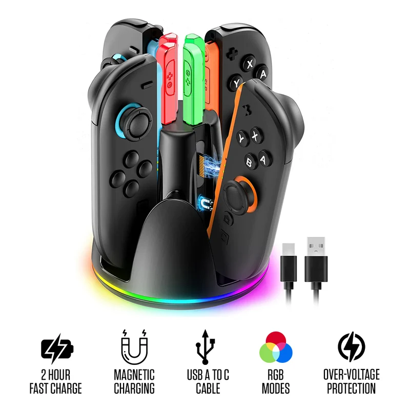 Nintendo Switch 2 Controller Charging Dock (Black) (VG-SW208)
