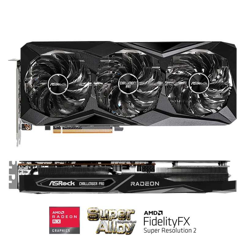 ASRock AMD Radeon RX 7600 Challenger Pro 8GB OC GDDR6 Graphics Card