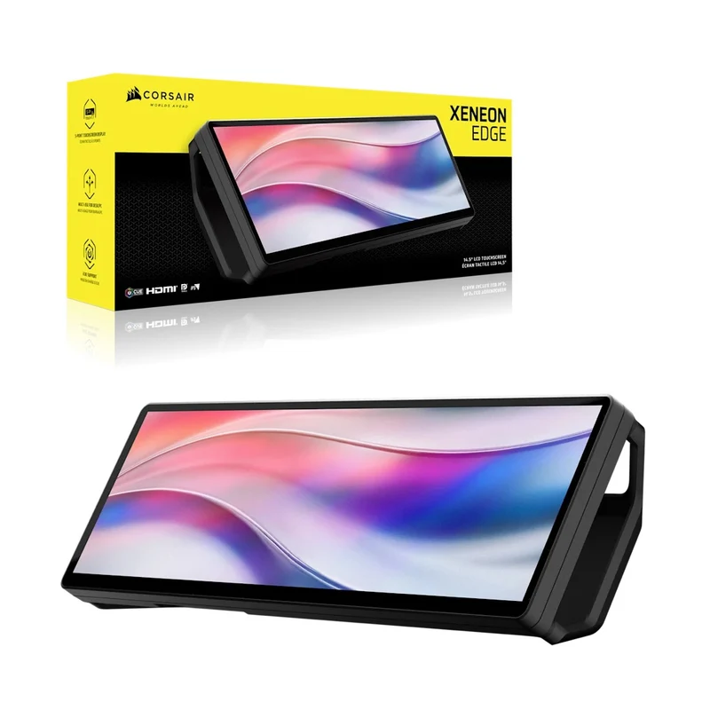 Corsair Xeneon Edge 14.5" (2560x720) 60Hz LCD Touchscreen Monitor (Black, White, Atomic Purple)