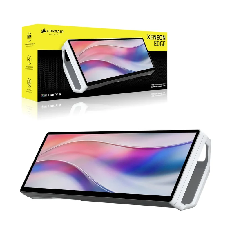 Corsair Xeneon Edge 14.5" (2560x720) 60Hz LCD Touchscreen Monitor (Black, White, Atomic Purple)