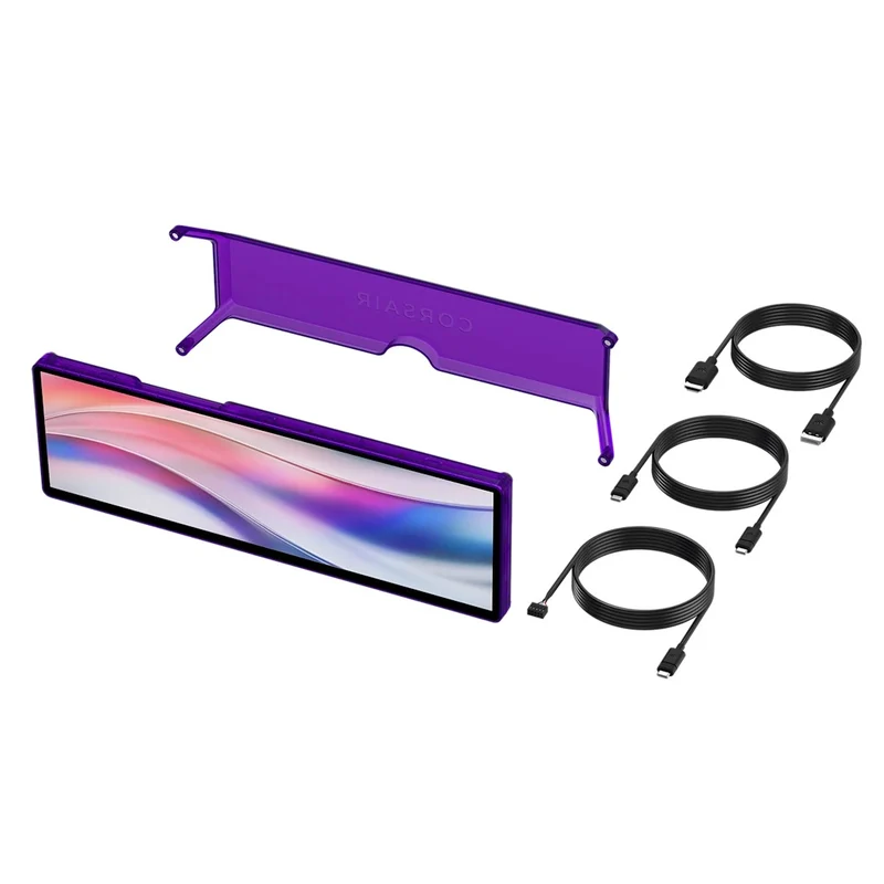 Corsair Xeneon Edge 14.5" (2560x720) 60Hz LCD Touchscreen Monitor (Black, White, Atomic Purple)