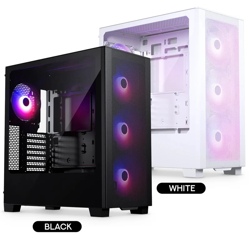 Phanteks XT Pro Ultra Tempered Glass With 4X 140MM RGB Fan PC Case (Black, White)