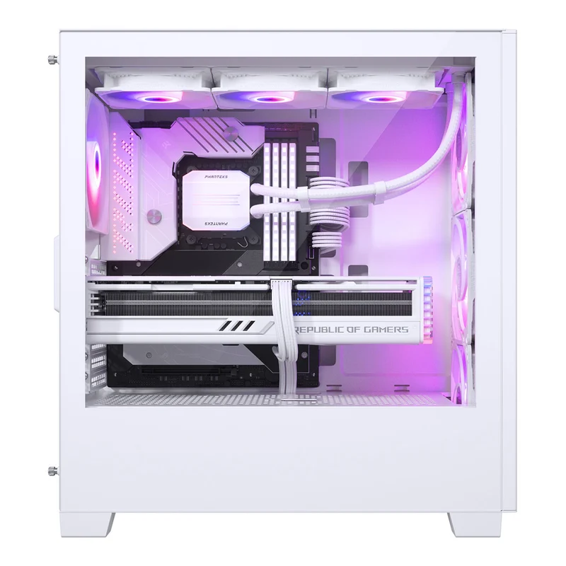 Phanteks XT Pro Ultra Tempered Glass With 4X 140MM RGB Fan PC Case (Black, White)