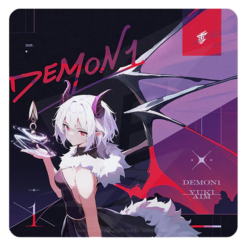 Yuki Aim x Demon1 Cloth Mousepad (500x500x3.7mm)
