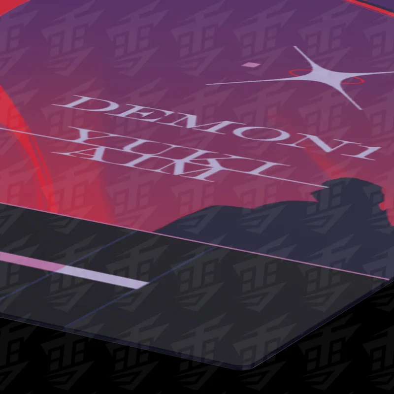 Yuki Aim x Demon1 Glass Mousepad (490x420x2.8mm)