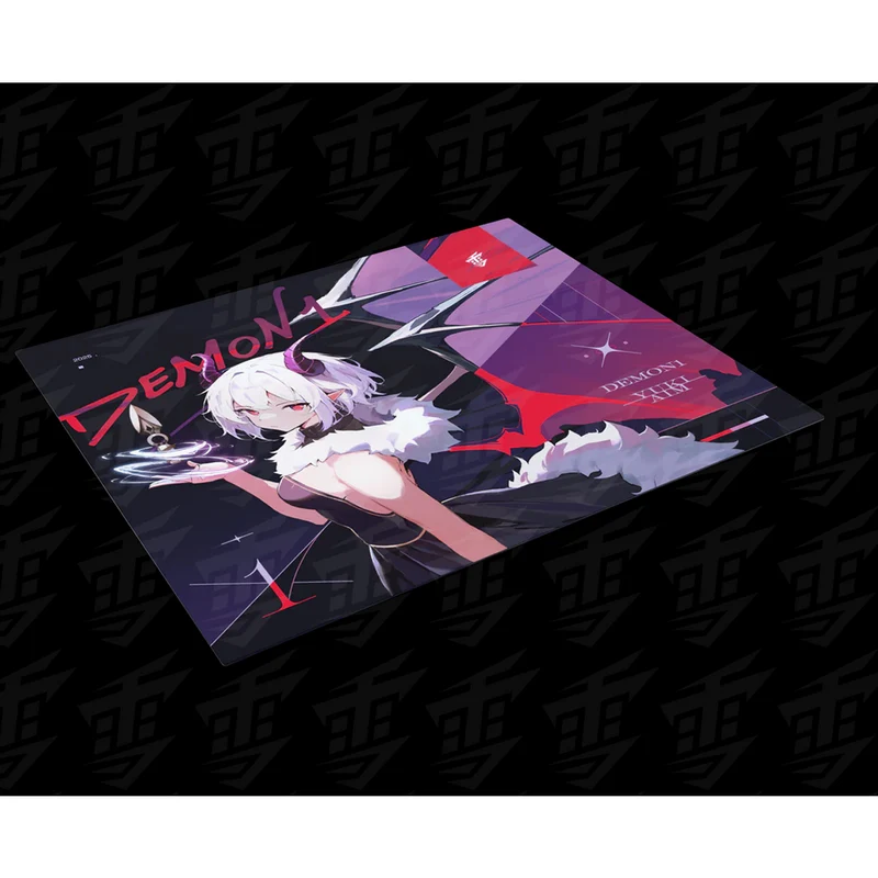 Yuki Aim x Demon1 Glass Mousepad (490x420x2.8mm)