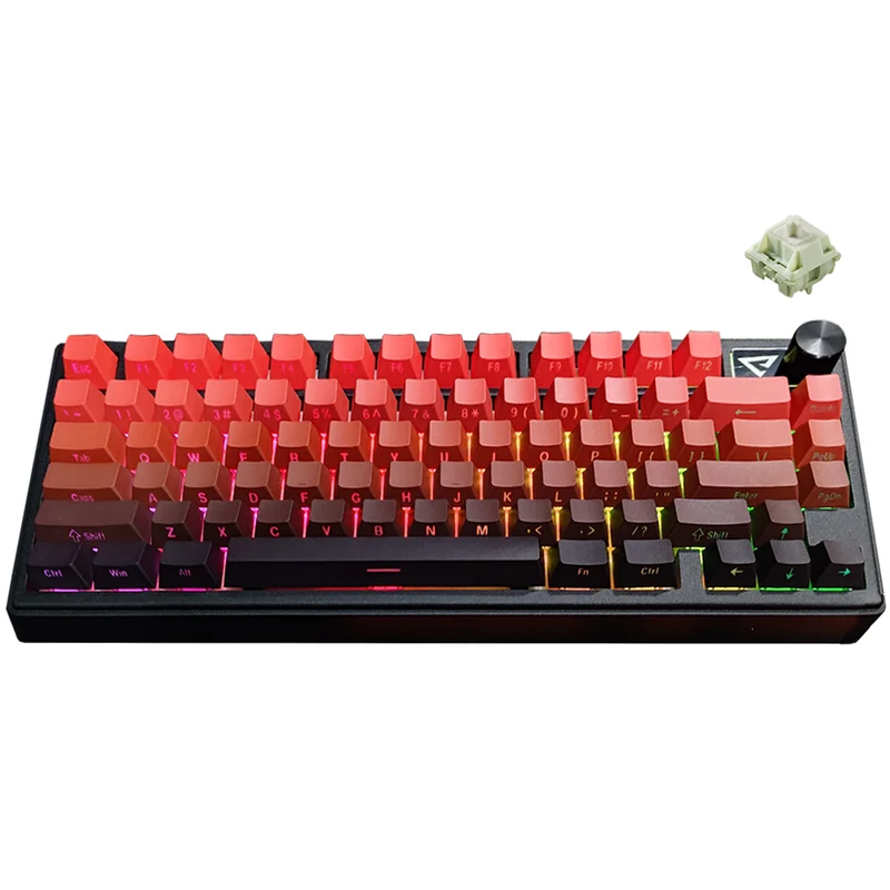 E-Yooso Z-79 Pro RGB 79-Keys Tri-Mode Mechanical Keyboard Gradient Red (Mint Mambo Switch)