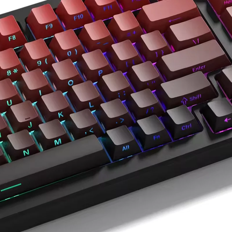 E-Yooso Z-79 Pro RGB 79-Keys Tri-Mode Mechanical Keyboard Gradient Red (Mint Mambo Switch)
