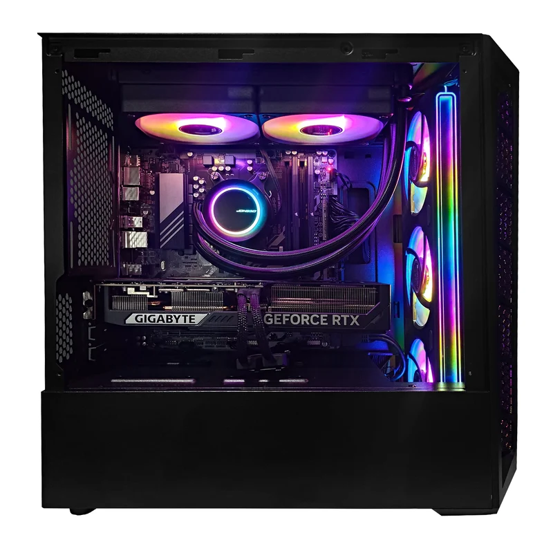 Aurora MB320L Black Desktop Gaming PC | AMD Ryzen 5 7500F | 32GB RAM | 1TB SSD | GeForce RTX 5070 | Windows 11 Pro