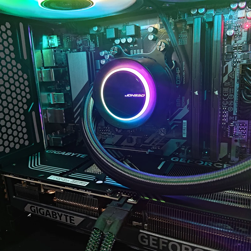 Aurora MB320L Black Desktop Gaming PC | AMD Ryzen 5 7500F | 32GB RAM | 1TB SSD | GeForce RTX 5070 | Windows 11 Pro