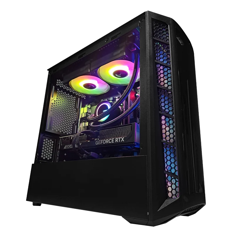 Aurora MB320L Black Desktop Gaming PC | AMD Ryzen 5 7500F | 32GB RAM | 1TB SSD | GeForce RTX 5070 | Windows 11 Pro