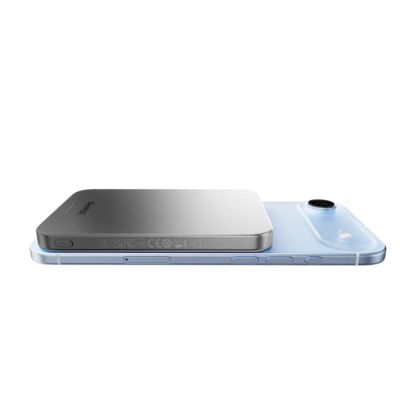 Sharge AeroMag 10K Qi2 Magnetic Ultra-Slim & Lightweight Power Bank w/ Graphene Cooling 10000mAh 15W (Black) (M5)