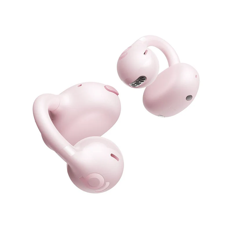 Baseus Bass BC1 Open-Ear True Wireless Earbuds Clip-on Type (Cluster Black, Baby Pink, Stellar White)