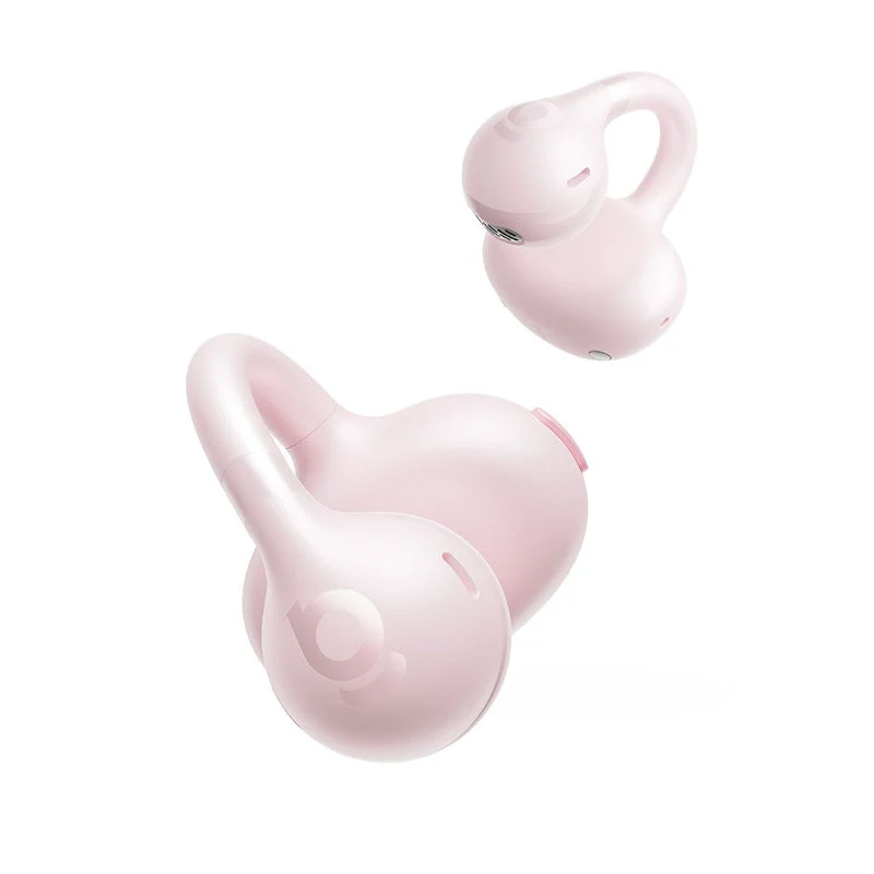 Baseus Bass BC1 Open-Ear True Wireless Earbuds Clip-on Type (Cluster Black, Baby Pink, Stellar White)