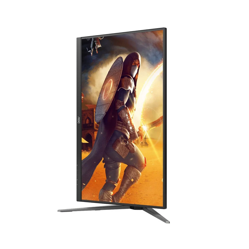AOC U27G4/71 27" UHD (3840x2160) Dual Mode (FHD @ 320Hz or UHD @ 160Hz) 0.5ms MPRT Adaptive-Sync Fast IPS Gaming Monitor with Tilt, Pivot, Swivel & Height Adjustment (Black/Red)