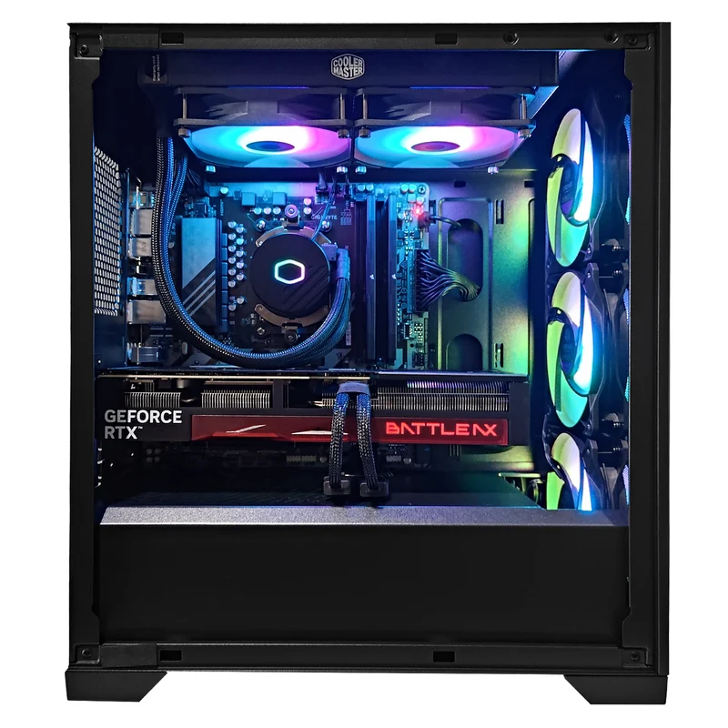 Aurora Elite 301 Black Desktop Gaming PC | AMD Ryzen 5 7500F | 32 GB RAM | 1 TB SSD | RTX 5070 | Windows 11 Pro