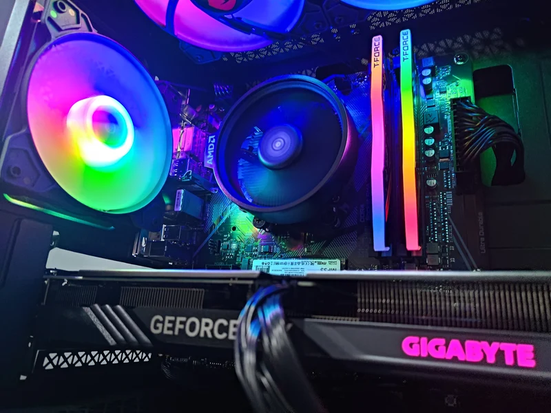 Alpha Reyna Black Desktop Gaming PC | AMD Ryzen 5 5600 | 16GB RAM | 512GB SSD | with WiFi + Bluetooth | GeForce RTX 4060 OC | Windows 11 Pro