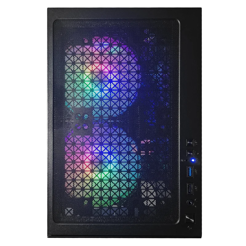 Alpha Reyna Black Desktop Gaming PC | AMD Ryzen 5 5600 | 16GB RAM | 512GB SSD | with WiFi + Bluetooth | GeForce RTX 4060 OC | Windows 11 Pro
