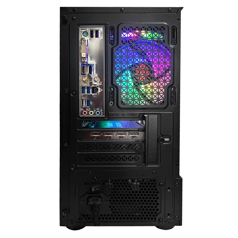Alpha Reyna Black Desktop Gaming PC | AMD Ryzen 5 5600 | 16GB RAM | 512GB SSD | with WiFi + Bluetooth | GeForce RTX 4060 OC | Windows 11 Pro