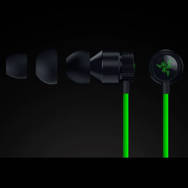 Razer Hammerhead V3 Universal Wired Earbuds for Gaming (Black, White)