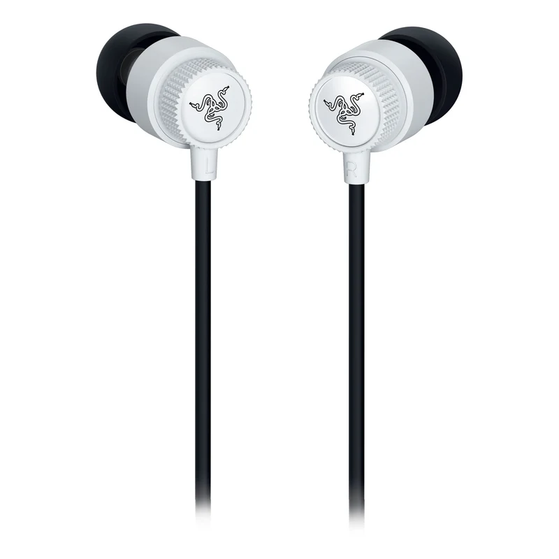 Razer Hammerhead V3 Universal Wired Earbuds for Gaming (Black, White)