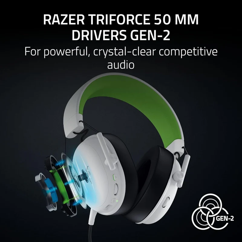 Razer BlackShark V3 X HyperSpeed Wireless eSports Headset for Xbox (Black, White)