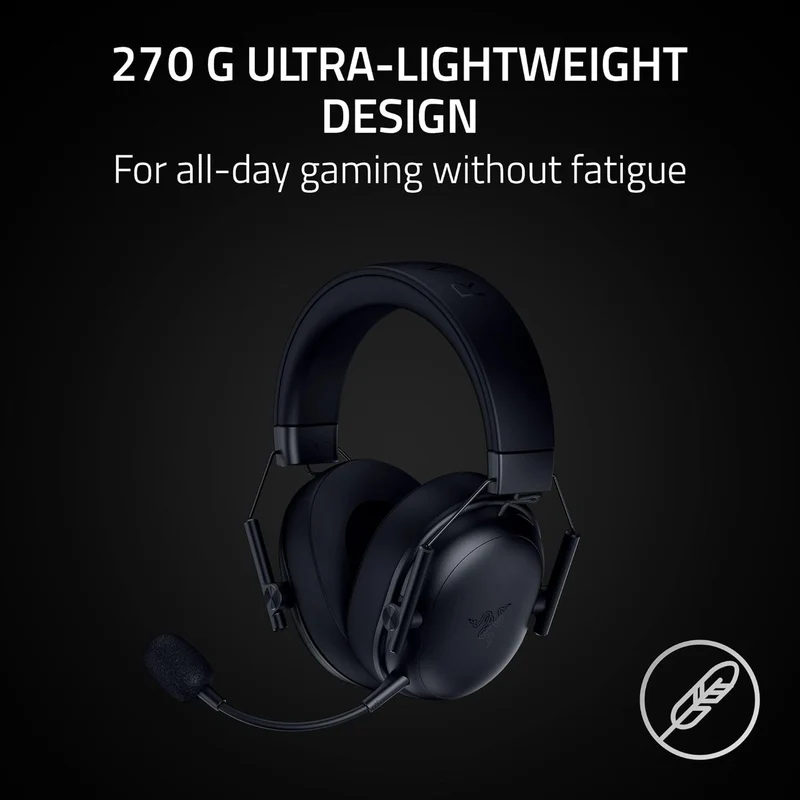 Razer BlackShark V3 X HyperSpeed Wireless eSports Headset for PC/ Mac/ PlayStation/ Nintendo Switch/ Steam Deck/ Smartphone (Black)