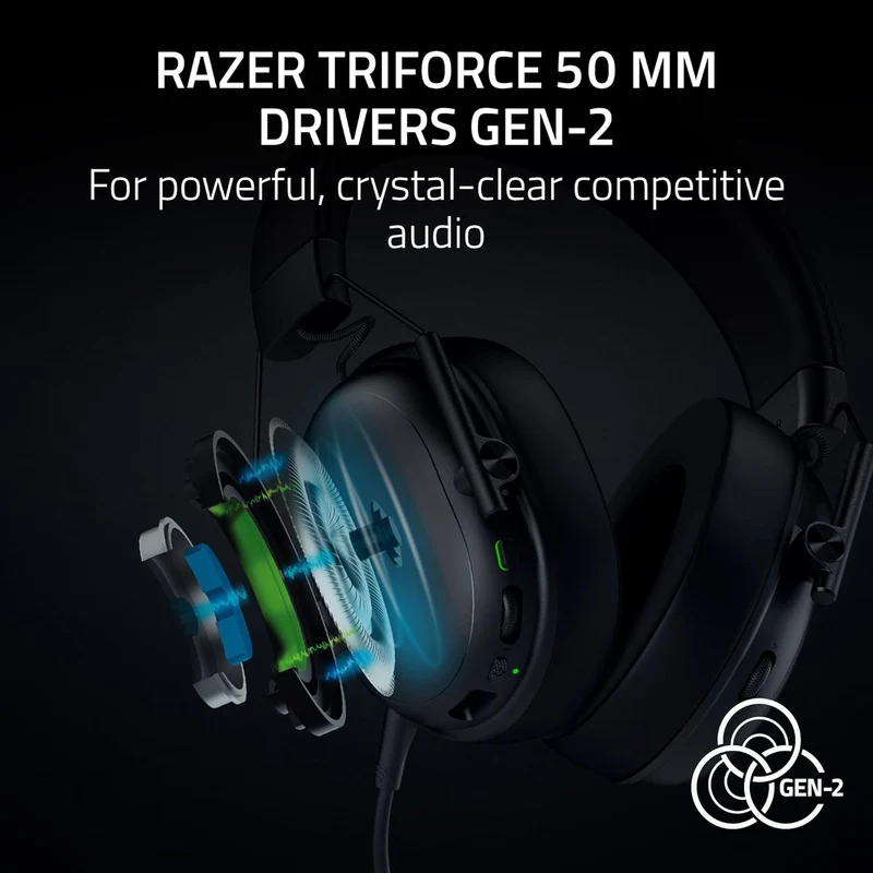 Razer BlackShark V3 X HyperSpeed Wireless eSports Headset for PC/ Mac/ PlayStation/ Nintendo Switch/ Steam Deck/ Smartphone (Black)