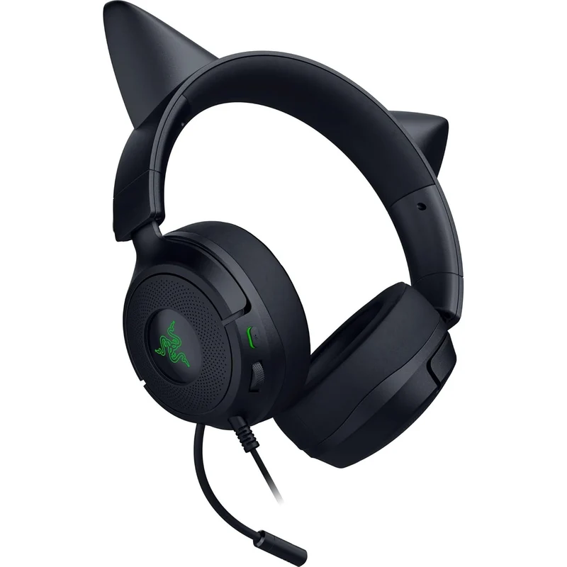 Razer Kraken Kitty V3 X Wired Kitty Headset for Gaming (Black, Quartz, White)
