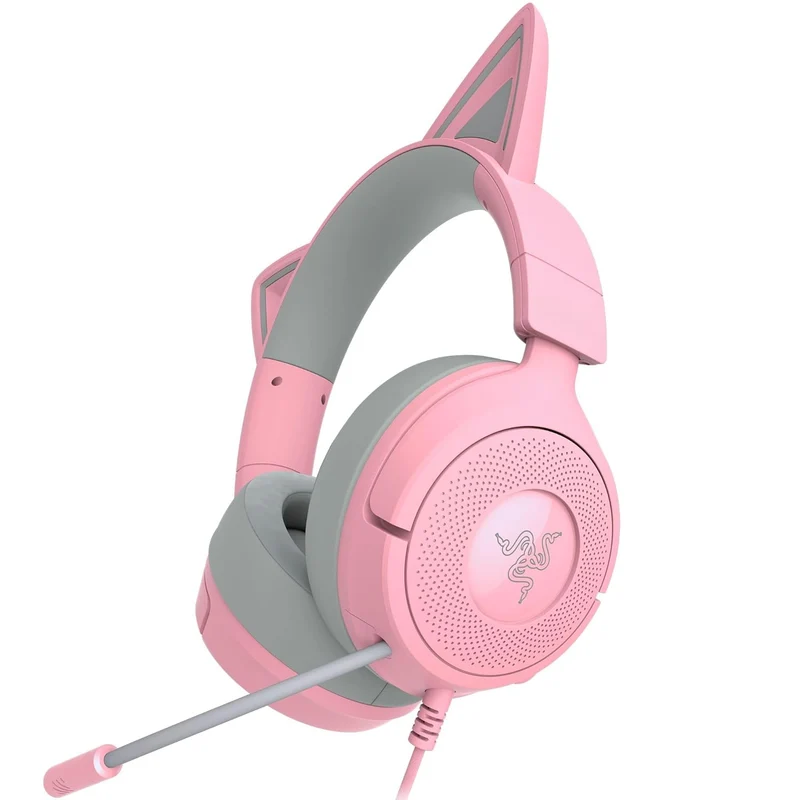 Razer Kraken Kitty V3 X Wired Kitty Headset for Gaming (Black, Quartz, White)