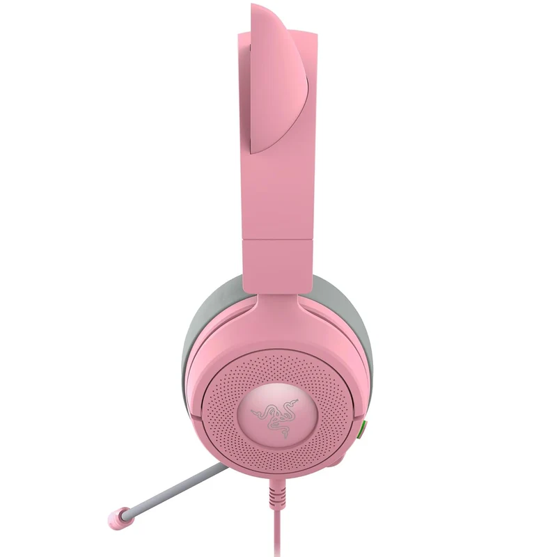 Razer Kraken Kitty V3 X Wired Kitty Headset for Gaming (Black, Quartz, White)