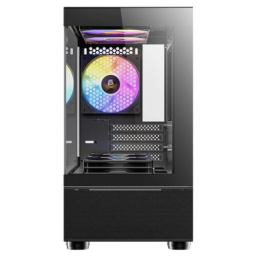 Antec CX200M RGB Elite Micro-ATX | ITX Mini-Tower Gaming Case (Black)