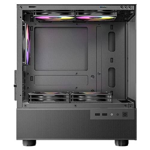 Antec CX200M RGB Elite Micro-ATX | ITX Mini-Tower Gaming Case (Black)