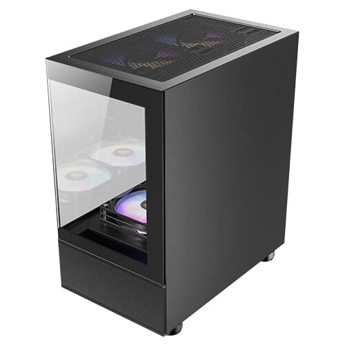 Antec CX200M RGB Elite Micro-ATX | ITX Mini-Tower Gaming Case (Black)