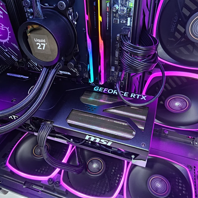 Ultra King 95 Pro Black Desktop Gaming PC | AMD Ryzen 7 7800X3D | 64GB RAM | 2TB SSD | RTX 5080 | Windows 11 Pro