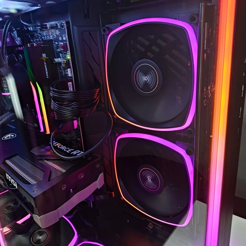 Ultra King 95 Pro Black Desktop Gaming PC | AMD Ryzen 7 7800X3D | 64GB RAM | 2TB SSD | RTX 5080 | Windows 11 Pro
