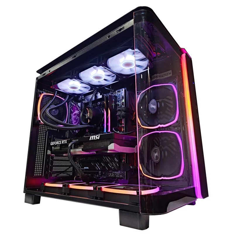 Ultra King 95 Pro Black Desktop Gaming PC | AMD Ryzen 7 7800X3D | 64GB RAM | 2TB SSD | RTX 5080 | Windows 11 Pro