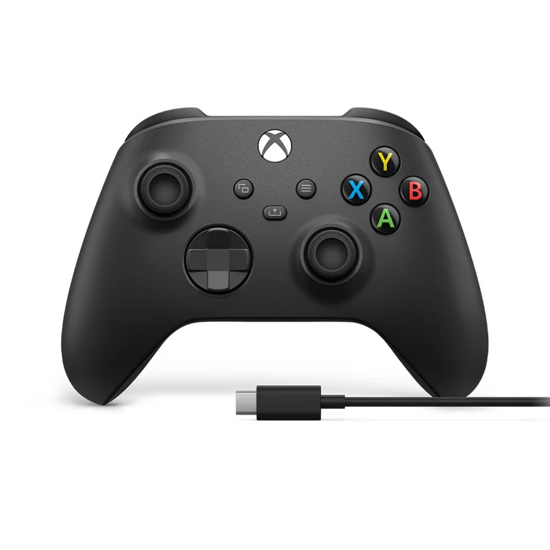 Xbox Wireless Controller + USB-C Cable For Windows (Carbon Black)