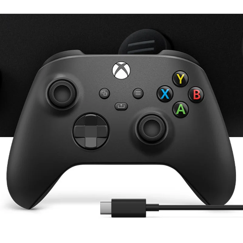 Xbox Wireless Controller + USB-C Cable For Windows (Carbon Black)
