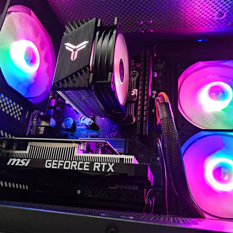 Alpha Eris Black Desktop Gaming PC | AMD Ryzen 5 5500 | 16GB RAM | 512GB SSD | GeForce RTX 3050 OC | Windows 11 Pro