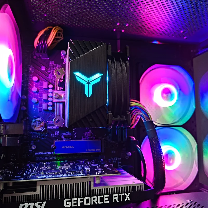 Alpha Eris Black Desktop Gaming PC | AMD Ryzen 5 5500 | 16GB RAM | 512GB SSD | GeForce RTX 3050 OC | Windows 11 Pro