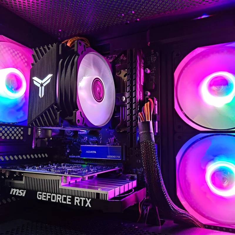 Alpha Eris Black Desktop Gaming PC | AMD Ryzen 5 5500 | 16GB RAM | 512GB SSD | GeForce RTX 3050 OC | Windows 11 Pro