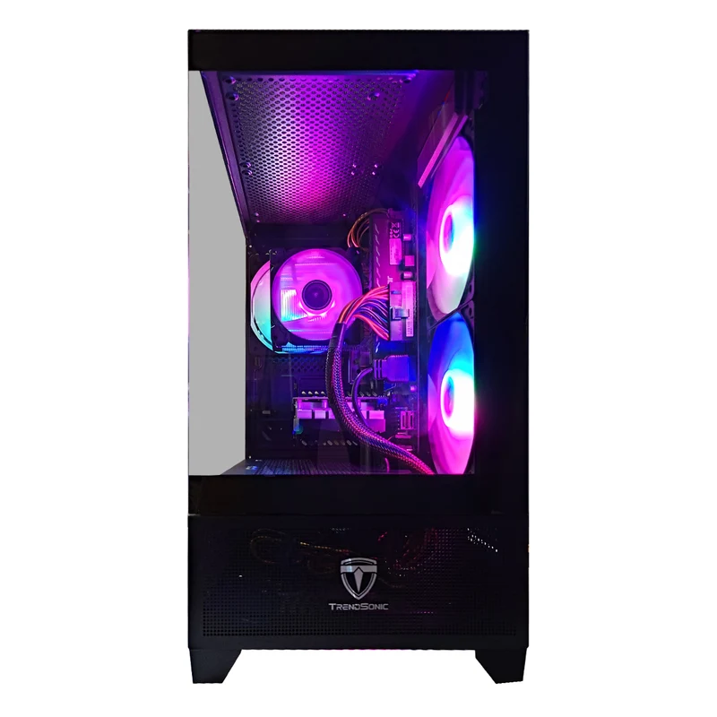 Alpha Eris Black Desktop Gaming PC | AMD Ryzen 5 5500 | 16GB RAM | 512GB SSD | GeForce RTX 3050 OC | Windows 11 Pro