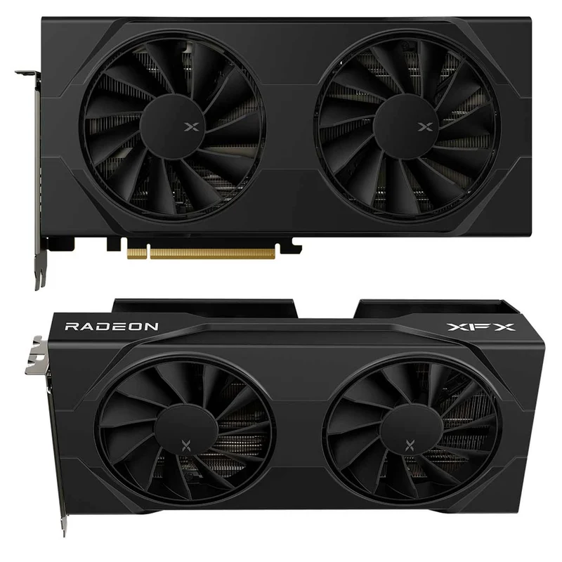 XFX Swift AMD Radeon RX 9060 XT OC Gaming Ed. 16GB GDDR6 Graphics Card (Black) (RX-96TSW16BQ)