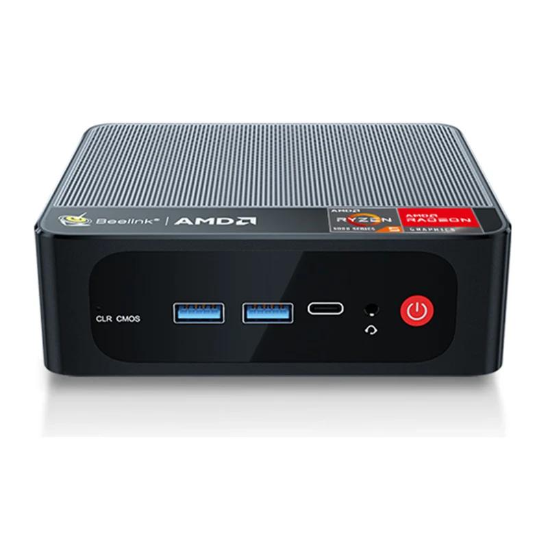 Beelink SER5 AMD Ryzen 5 5500U 16GB RAM 500GB SSD Windows 11 Pro Mini PC (Black)