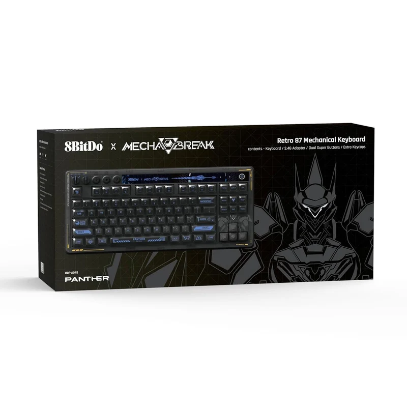 8Bitdo Retro 87 Mechanical Keyboard Mecha Break Panther Edition (85HD)