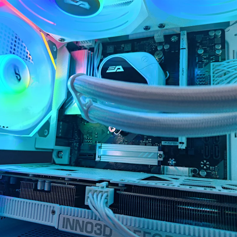 Sigma DB330M Mesh White Desktop Gaming PC | AMD Ryzen 5 7500F | 32GB RAM | 1TB SSD with WiFi + Bluetooth | GeForce RTX 5060 Ti OC | Windows 11 Pro