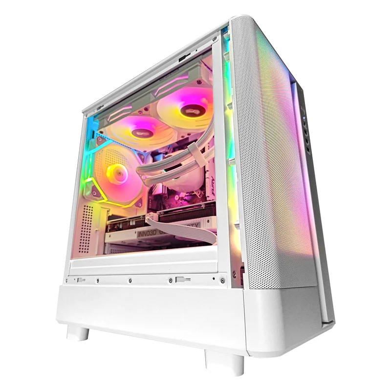 Sigma DB330M Mesh White Desktop Gaming PC | AMD Ryzen 5 7500F | 32GB RAM | 1TB SSD with WiFi + Bluetooth | GeForce RTX 5060 Ti OC | Windows 11 Pro